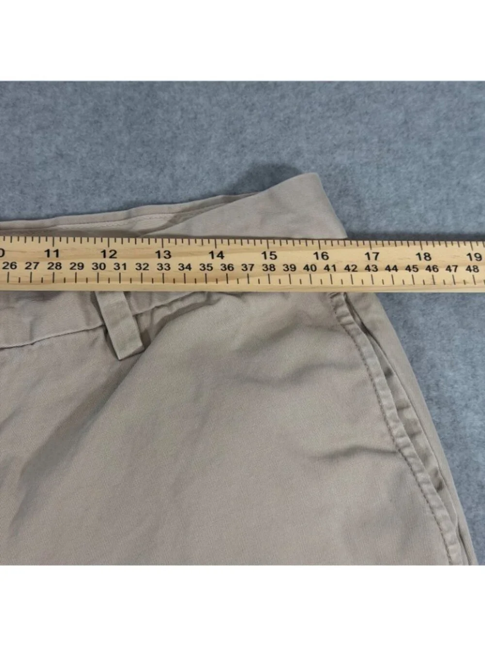 Banana Republic Gavin Chino Pants Men 34x32 Beige Khaki Straight Casual Cotton